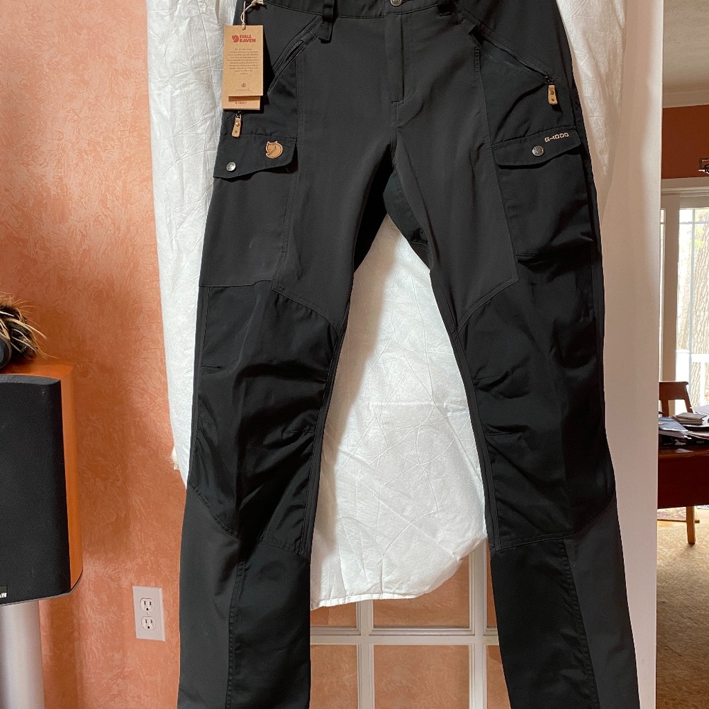 Fjallraven Eu 42, Curved Nikka Hiking pants, black
